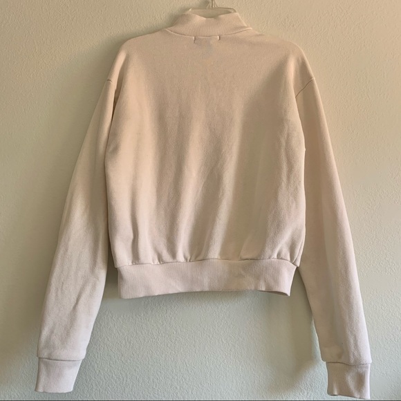 Retro striped sweater with O ring zipper - Picture 3 of 10